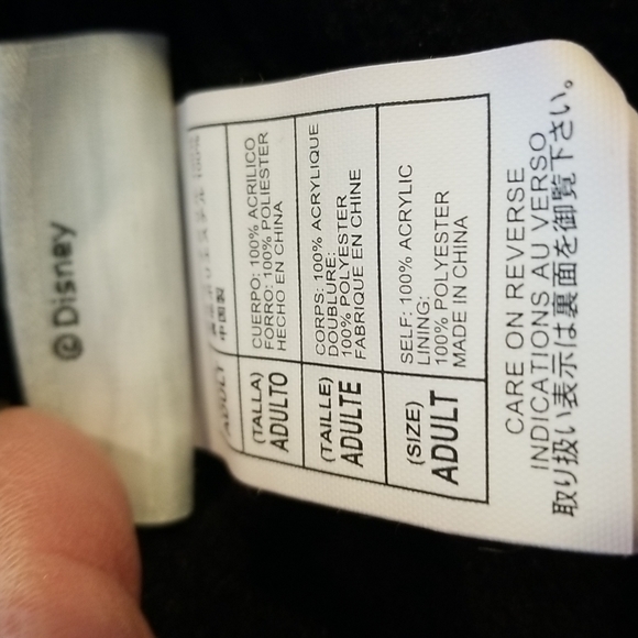 NWT Disney Winter Fashion Sparkly Fleece Lined, Ribbed Knit trapper-style hat - Picture 8 of 12